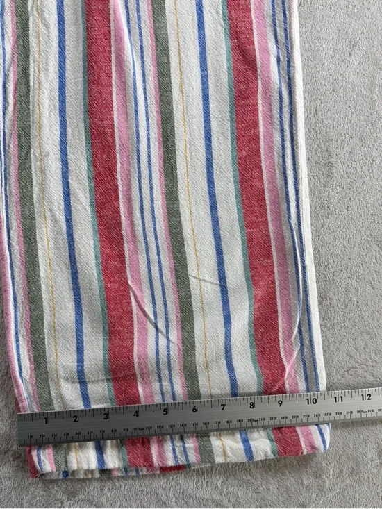 Old Navy Multicolor Vertical Stripe Lounge Pants — Cream Base - Picture 5 of 7